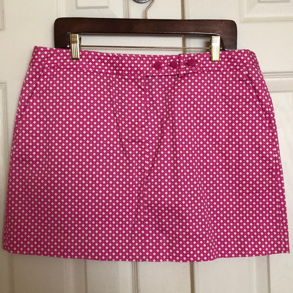 J. Crew pink mini skirt NWOT